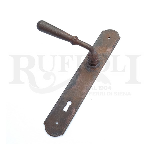 Maniglia rustica per porte - Ferro anticato 09003 - Patent - Ruffoli