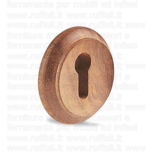 Bocchetta chiave per mobili antichi - Legno LB 149 50 mm
