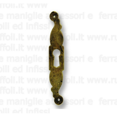 Bocchetta chiave per mobili antichi - Ottone 7989