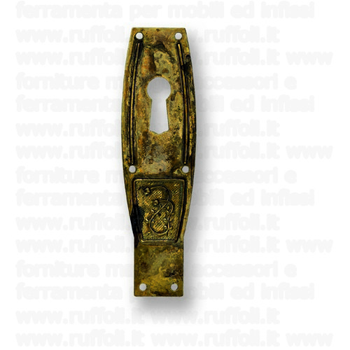 Bocchetta chiave per mobili antichi - Ottone 8030/34