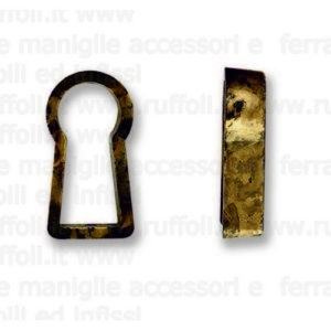 Bocchetta chiave per mobili antichi - Ottone 30681/3