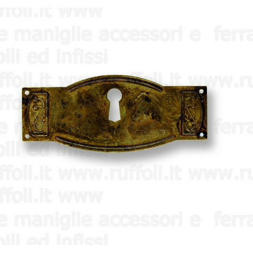 Bocchetta chiave per mobili antichi - Ottone 8019/26